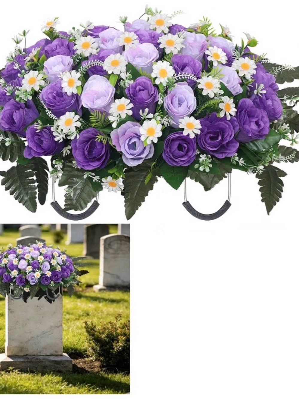 Headstone Flower Saddle